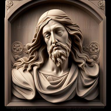 3D model st jesus (STL)